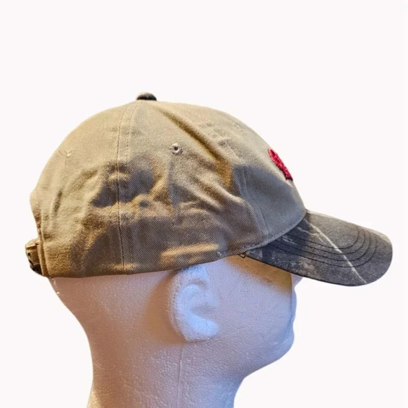 Georgia Bulldogs OC Outdoor Khaki & Camo Strap Back Adjustable Cap Hat GO DAWGS - Picture 5 of 9